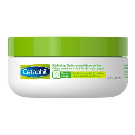 Cetaphil® Ночной увлажняющий крем с гиалуроновой кислотой 48 мл